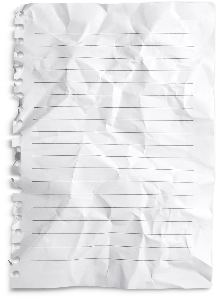 Wrinkled Sheet of Paper